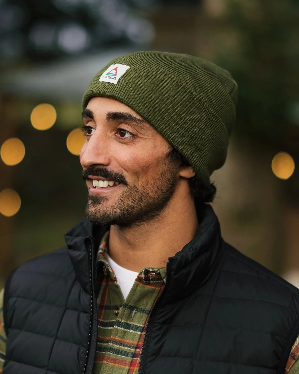 Beanies|Passenger Core Recycled Acrylic High-Top Beanie - Khaki Green KhakiGreen