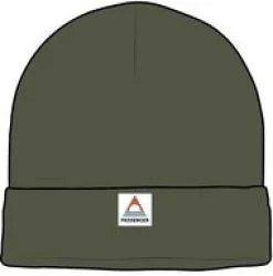 Beanies|Passenger Core Recycled Acrylic High-Top Beanie - Khaki Green KhakiGreen