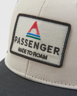 Caps & Hats|Caps & Hats|Passenger Core Recycled Cotton Trucker Hat - Black/ White Black/White