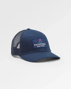 Caps & Hats|Caps & Hats|Passenger Core Recycled Cotton Trucker Hat - Rich Navy RichNavy