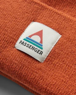 Beanies|Beanies|Passenger Core Recycled Low-Top Beanie - Burnt Orange BurntOrange