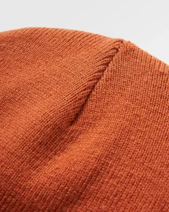Beanies|Beanies|Passenger Core Recycled Low-Top Beanie - Burnt Orange BurntOrange