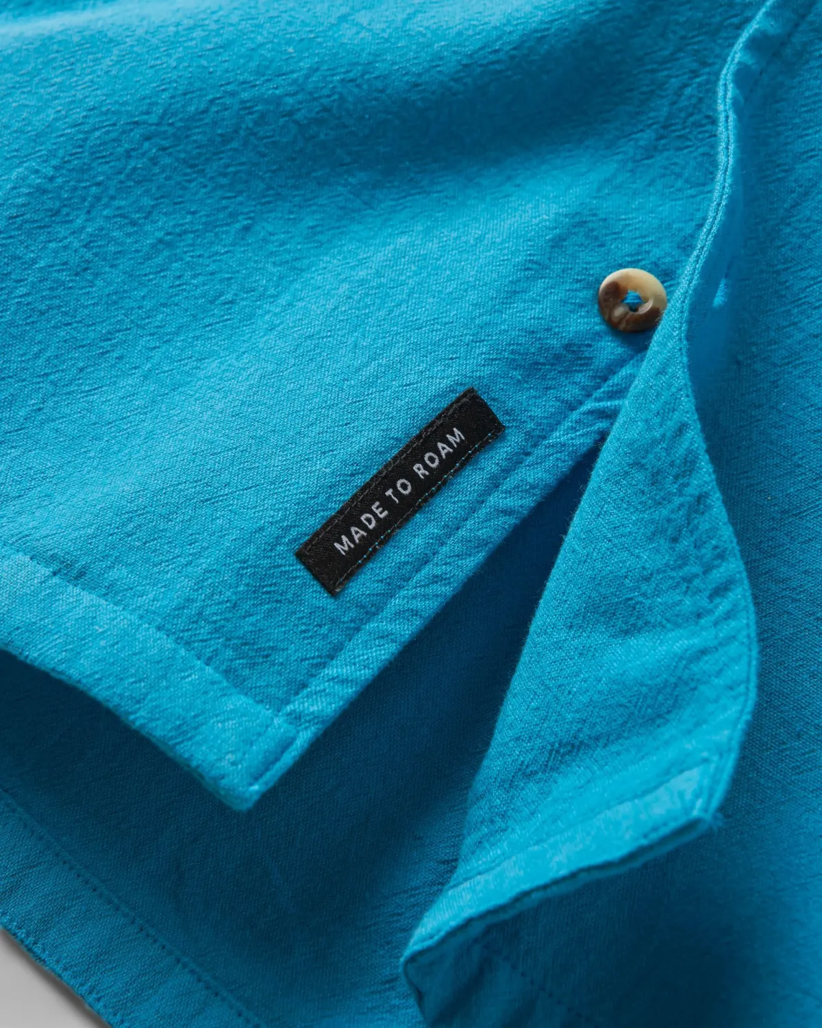 Shirts|Shirts|Passenger Cove Organic Cotton Short Sleeve Shirt - Blue Pool BluePool