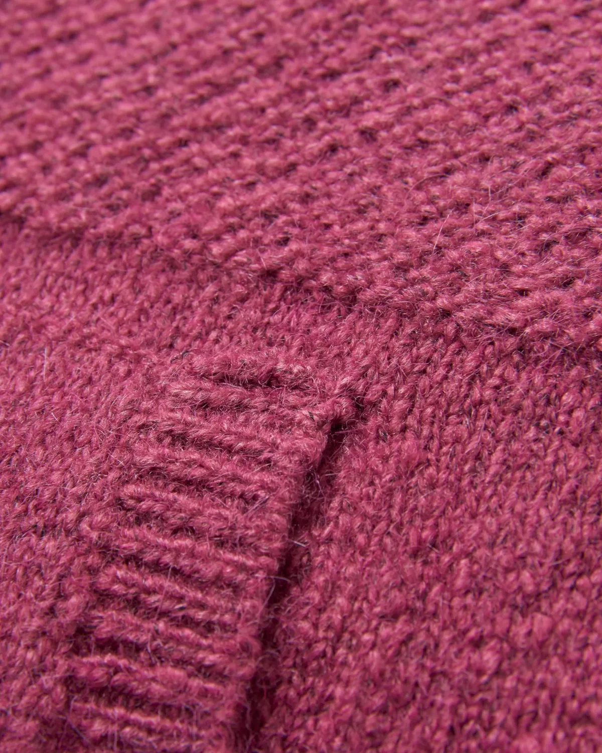 Hoodies & Sweatshirts|Sweaters|Passenger Cove Recycled Knitted Hoodie - Rhubarb