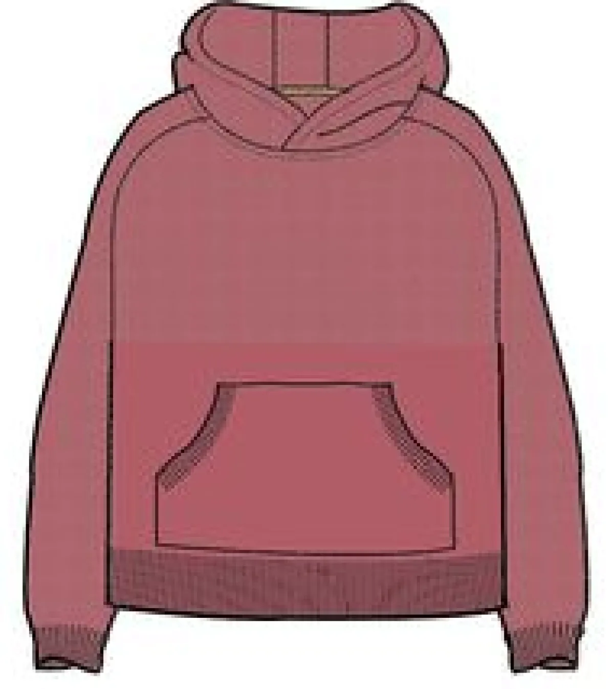 Hoodies & Sweatshirts|Sweaters|Passenger Cove Recycled Knitted Hoodie - Rhubarb
