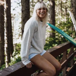 Knitwear|Sweaters|Passenger Cove Recycled Knitted Sweater - Off White OffWhite