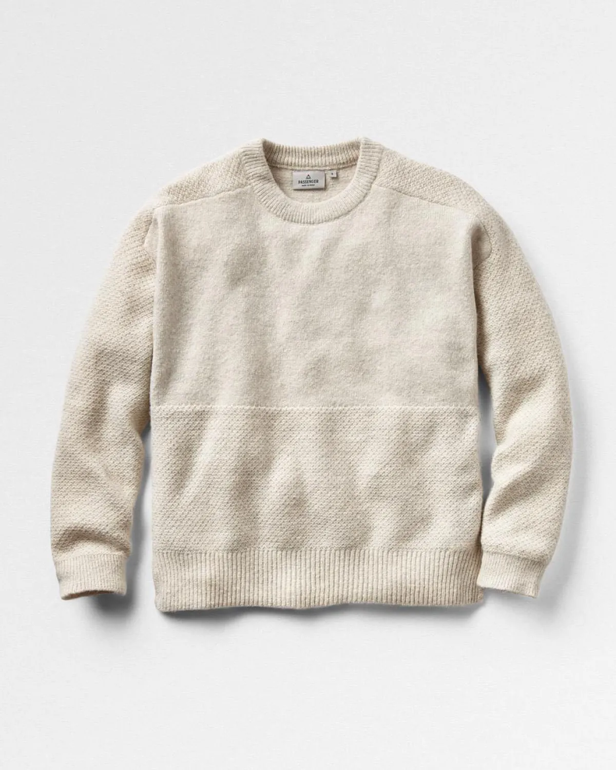 Knitwear|Sweaters|Passenger Cove Recycled Knitted Sweater - Off White OffWhite