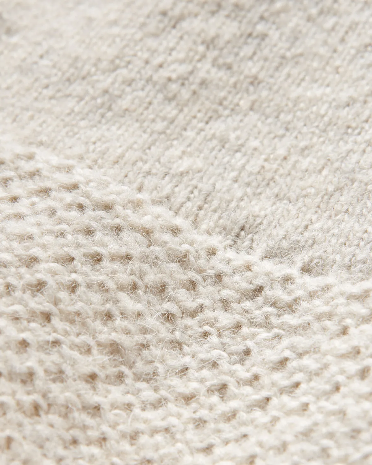 Knitwear|Sweaters|Passenger Cove Recycled Knitted Sweater - Off White OffWhite