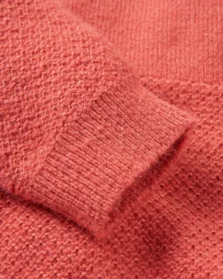 Knitwear|Sweaters|Passenger Cove Recycled Knitted Sweater - Mineral Red MineralRed