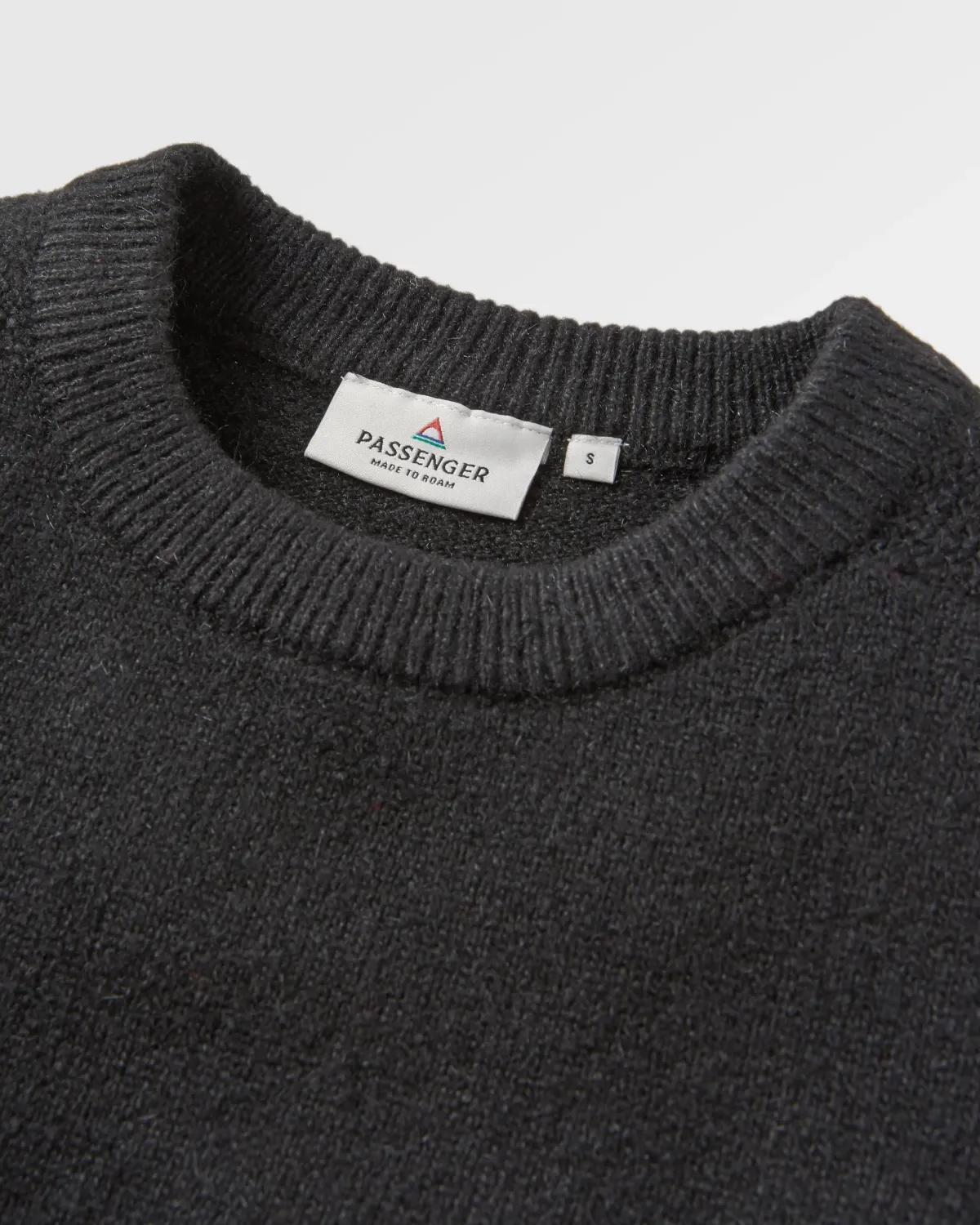 Knitwear|Sweaters|Passenger Cove Recycled Knitted Sweater - Black