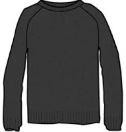 Knitwear|Sweaters|Passenger Cove Recycled Knitted Sweater - Black