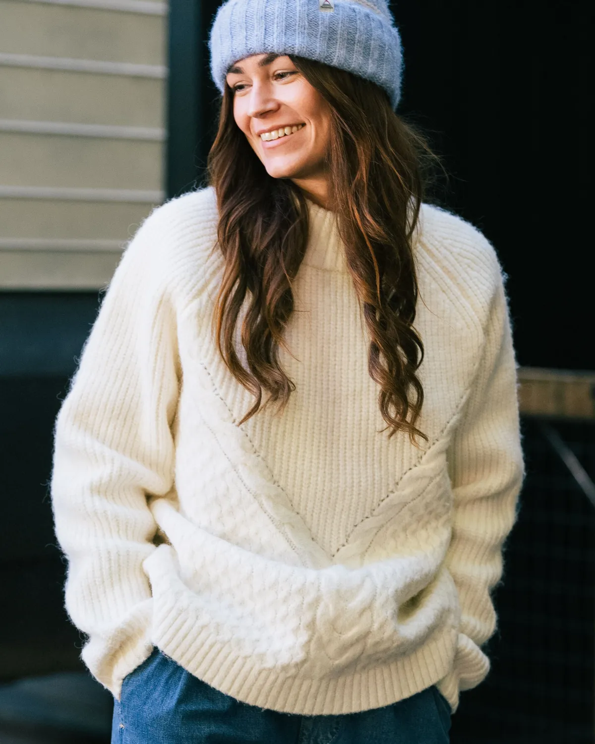 Sweaters|Passenger Cozy Cable Recycled Knitted Sweater - Off White OffWhite