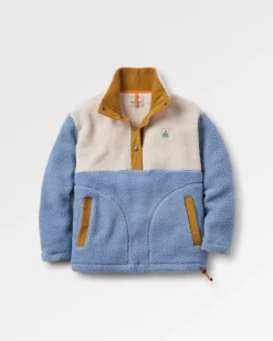 Fleece|Fleece|Passenger Create Recycled Deep-Pile Sherpa Fleece - Blue Fog BlueFog