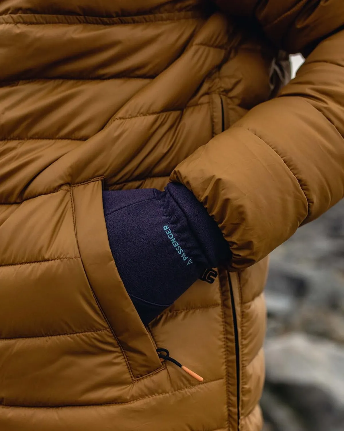 Insulated|Passenger Crest Recycled Insulated Jacket - Golden Brown GoldenBrown