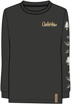 T-Shirts & Tank Tops|Tops & T-Shirts|Passenger Dawn Recycled Cotton Long Sleeve T-Shirt - Black