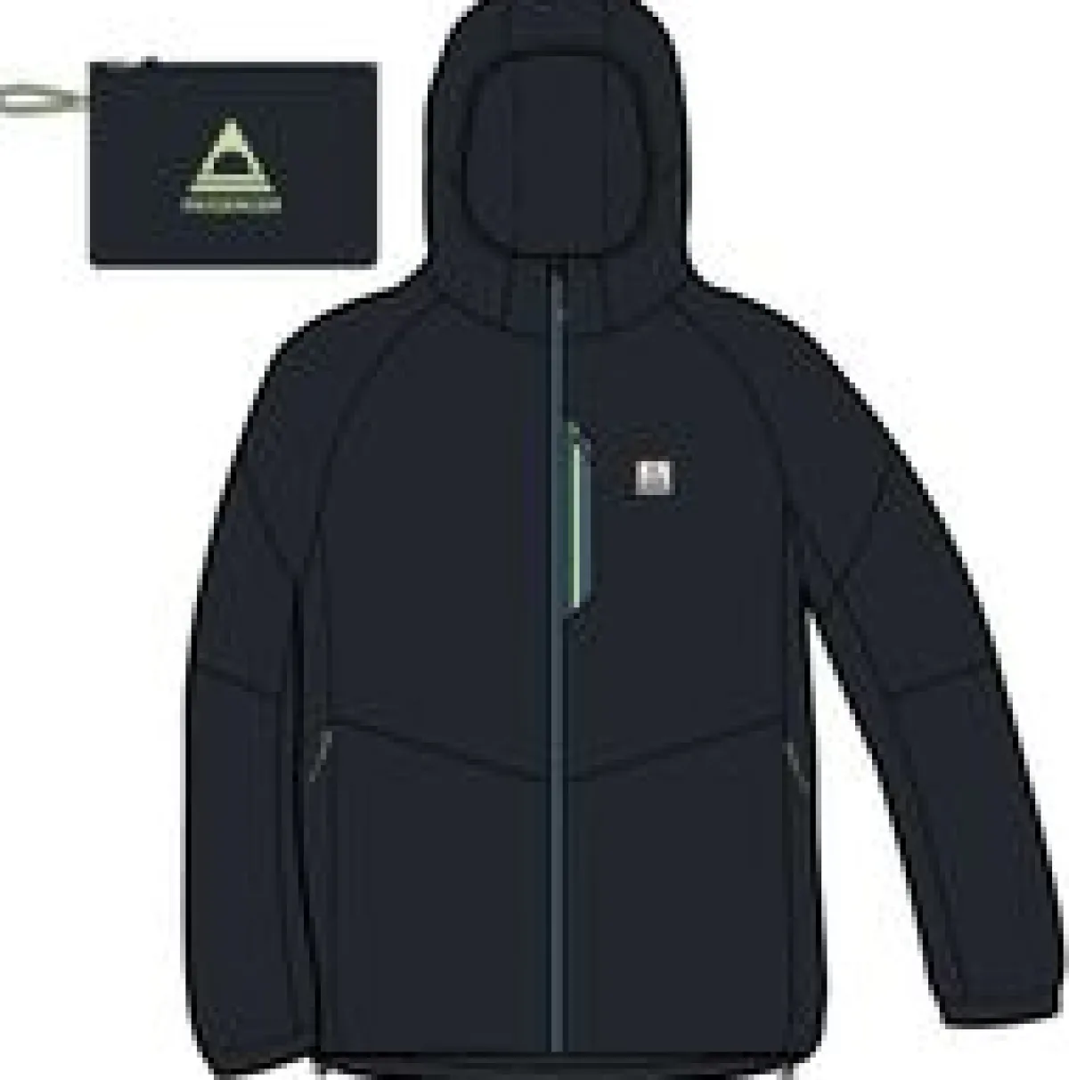 Jackets|Insulated|Passenger Daybreak Lightweight Men's Recycled Thermore Insulated Jacket - Black