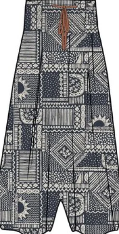 Overalls & Pants|Dresses|Passenger Daylily Loose Pants - Vintage Patchwork Navy VintagePatchworkNavy