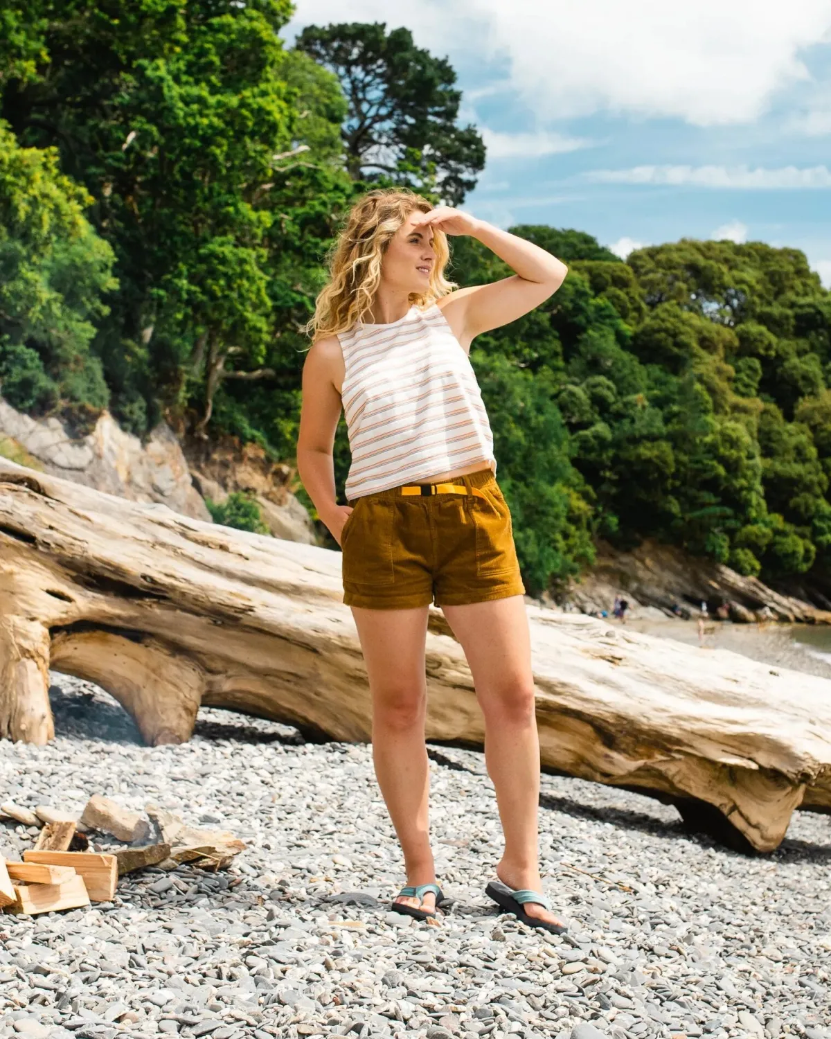 Shorts|Shorts|Passenger Del Sur Cord Shorts - Tapenade