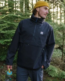 Outdoor Active|Jackets|Passenger Diablo Recycled Water Resistant Pullover - Faded Black FadedBlack