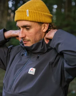 Outdoor Active|Jackets|Passenger Diablo Recycled Water Resistant Pullover - Faded Black FadedBlack