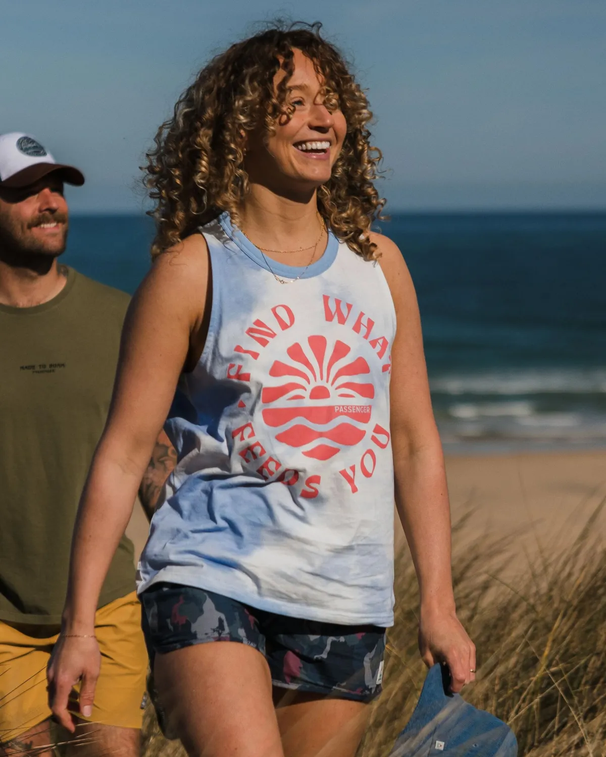Tank Tops|Passenger Discovery Organic Cotton Tank Top - Tie Dye Cornflower TieDyeCornflower