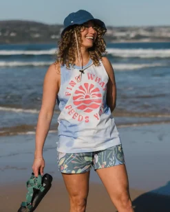 Tank Tops|Passenger Discovery Organic Cotton Tank Top - Tie Dye Cornflower TieDyeCornflower