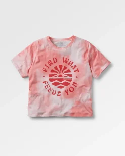 T-Shirts & Tank Tops|Passenger Discovery Organic Cotton T-Shirt - Tie Dye Shell Pink TieDyeShellPink