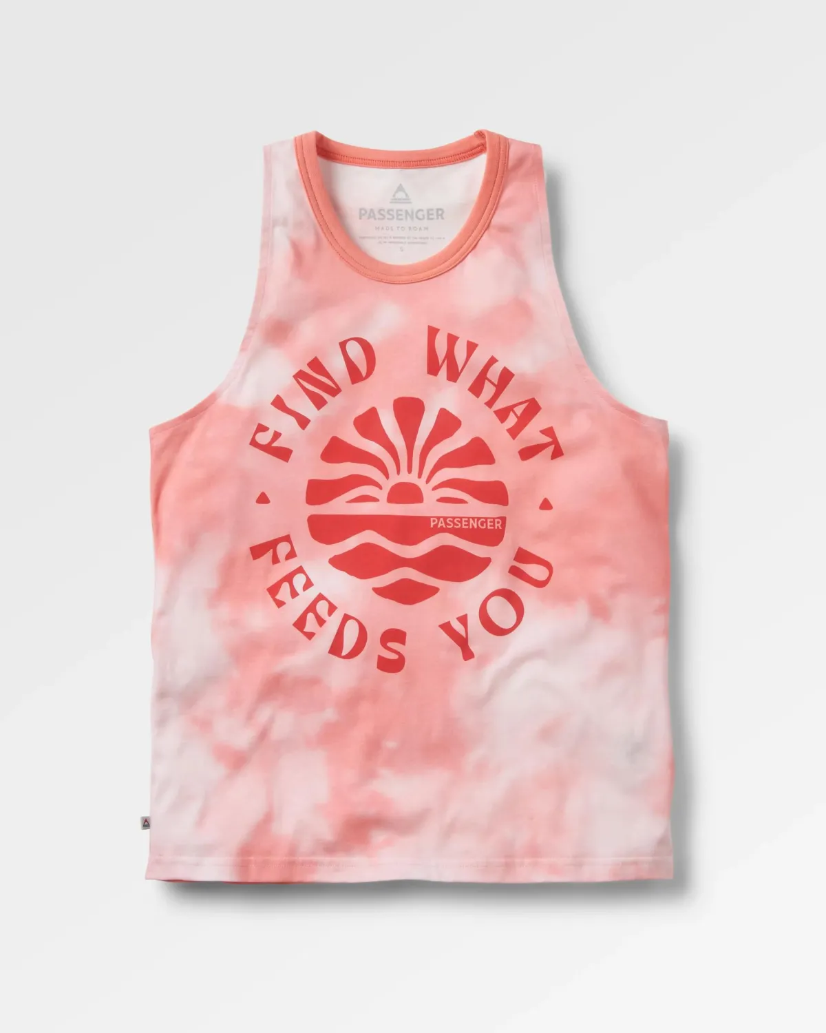 Tank Tops|Passenger Discovery Organic Cotton Tank Top - Tie Dye Shell Pink TieDyeShellPink