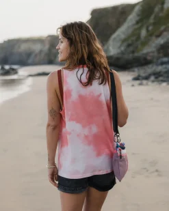 Tank Tops|Passenger Discovery Organic Cotton Tank Top - Tie Dye Shell Pink TieDyeShellPink
