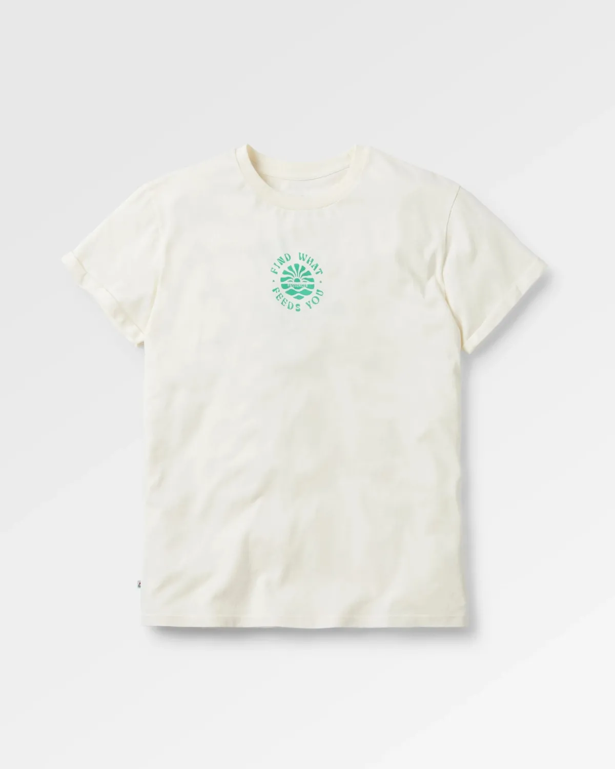 T-Shirts & Tank Tops|Tops & T-Shirts|Passenger Discovery Rolled Sleeve T-Shirt - Marshmallow
