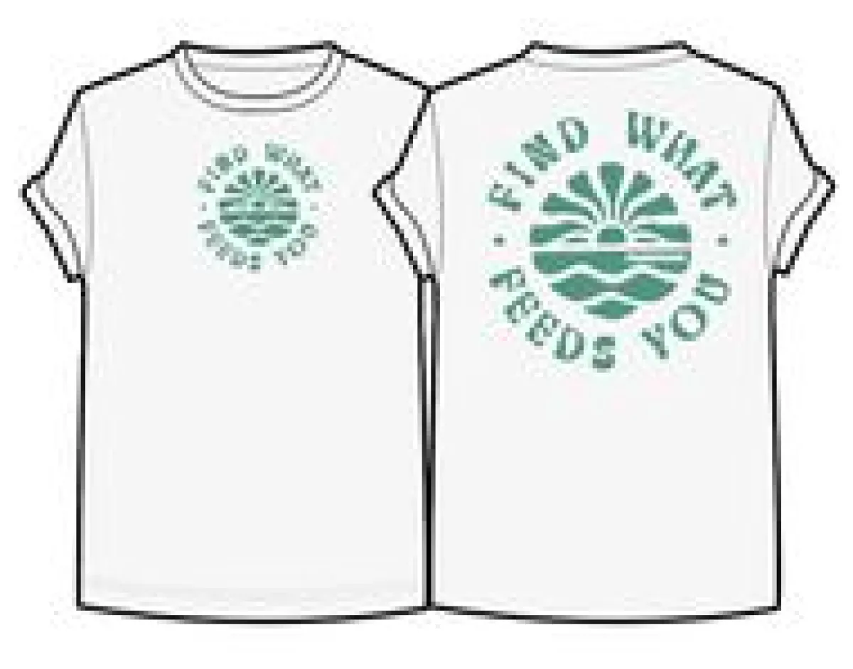 T-Shirts & Tank Tops|Tops & T-Shirts|Passenger Discovery Rolled Sleeve T-Shirt - Marshmallow