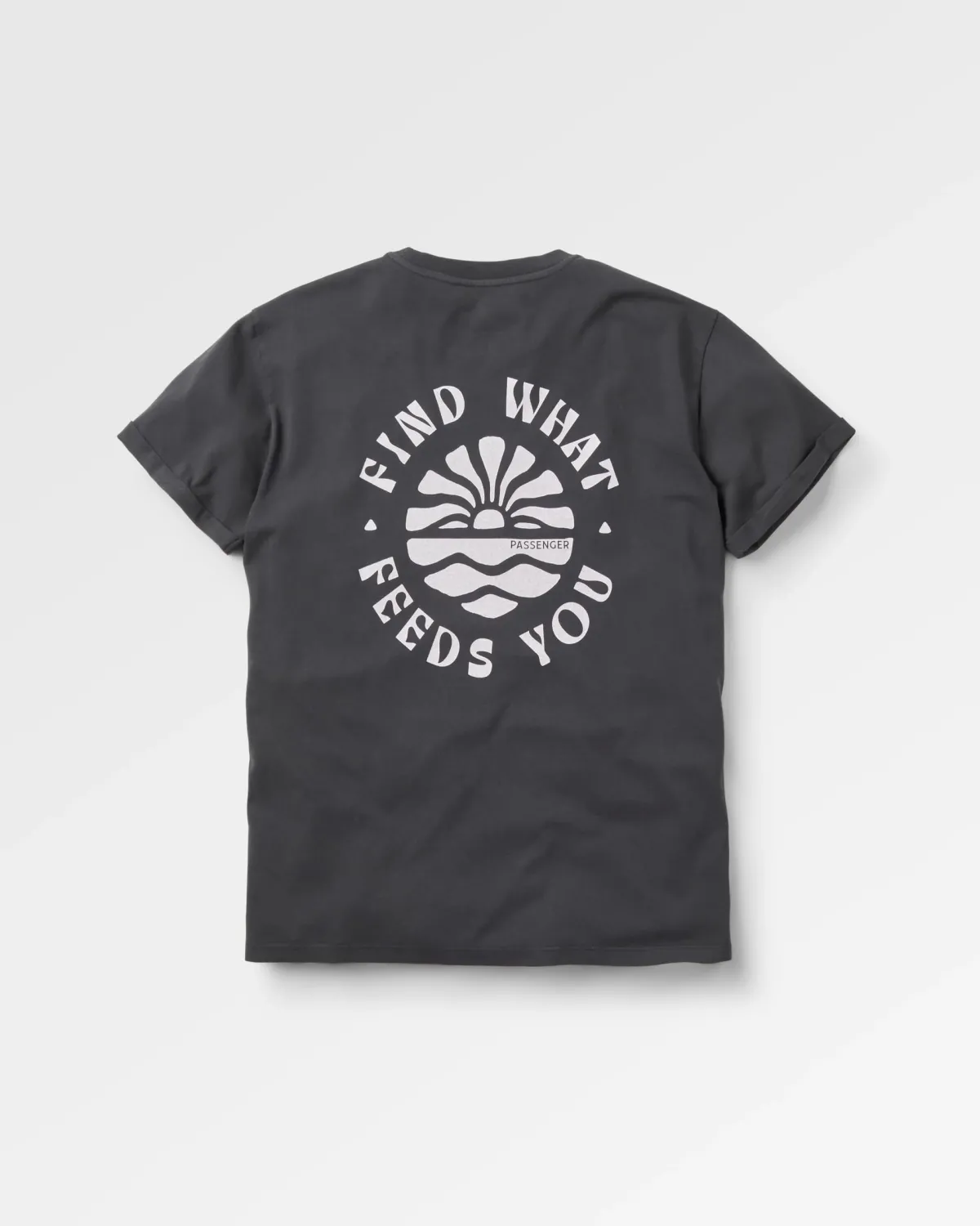 Tops & T-Shirts|T-Shirts & Tank Tops|Passenger Discovery Rolled Sleeve T-Shirt - Black