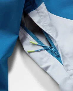 Jackets|Outdoor Active|Passenger Downpour Recycled Waterproof Jacket - Tidal Blue/Blue Steel TidalBlue/BlueSteel