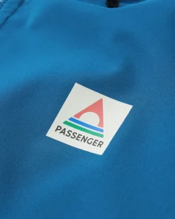 Jackets|Outdoor Active|Passenger Downpour Recycled Waterproof Jacket - Tidal Blue/Blue Steel TidalBlue/BlueSteel