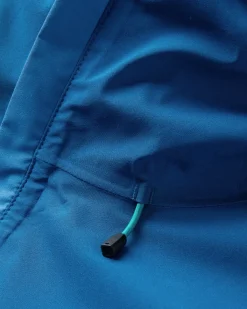 Jackets|Outdoor Active|Passenger Downpour Recycled Waterproof Jacket - Tidal Blue/Blue Steel TidalBlue/BlueSteel