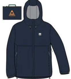 Jackets|Outdoor Active|Passenger Downpour Recycled Waterproof Jacket - Rich Navy RichNavy
