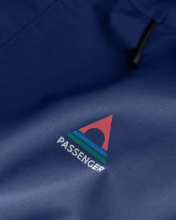 Jackets|Outdoor Active|Passenger Downpour Recycled Waterproof Jacket - Rich Navy RichNavy