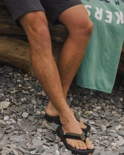 Footwear|Flip Flops & Sandals|Passenger Downriver Flip Flop - Khaki Green KhakiGreen
