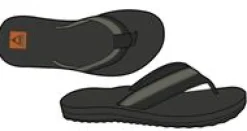 Footwear|Flip Flops & Sandals|Passenger Downriver Flip Flop - Khaki Green KhakiGreen
