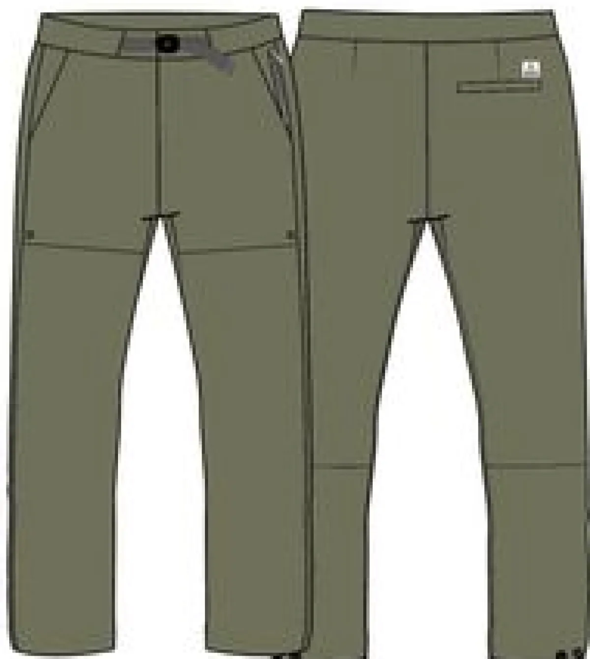 Pants|Outdoor Active|Passenger Drift Pant - Dusty Olive DustyOlive
