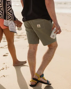 Shorts|Shorts|Passenger Drifter Cord Shorts - Pistachio