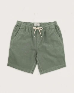 Shorts|Shorts|Passenger Drifter Cord Shorts - Pistachio