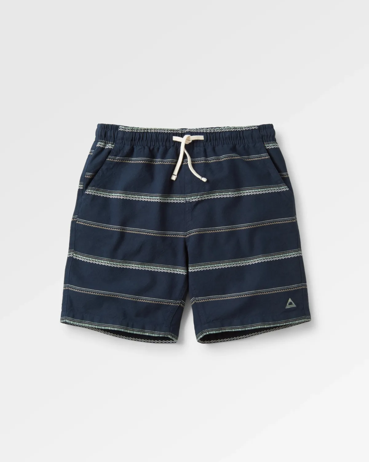 Shorts|Shorts|Passenger Drifter Organic Cotton Jacquard Shorts - Deep Navy Jacquard Stripe DeepNavyJacquardStripe