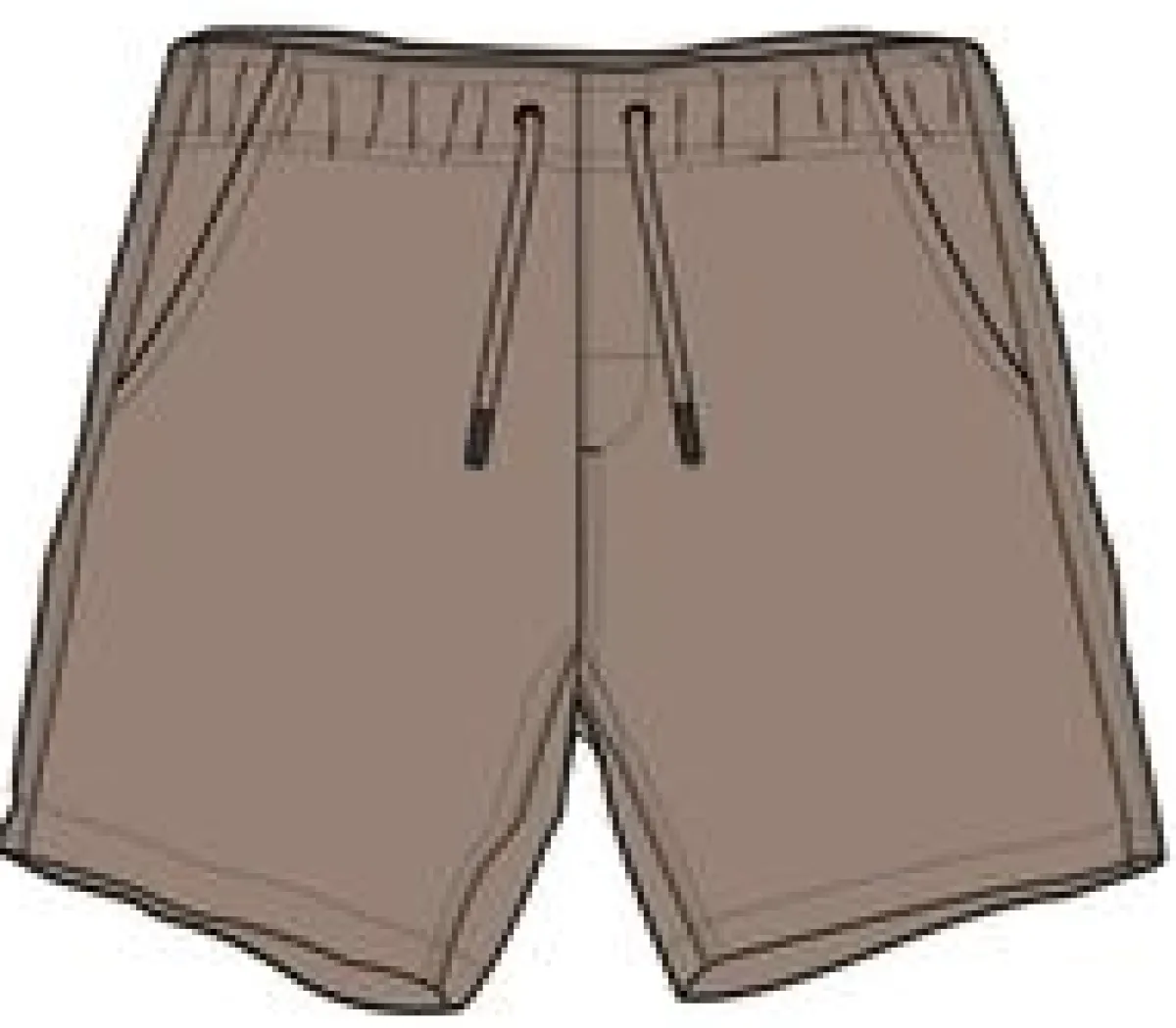 Shorts|Shorts|Passenger Drifter Organic Twill Shorts - Taupe