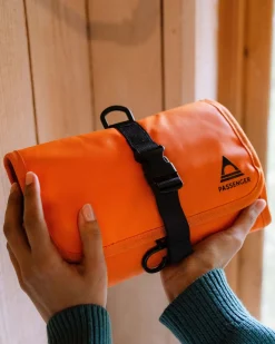 Backpacks & Bags|Wash Bags|Passenger Drop Recycled Wash Kit - Sunrise Orange SunriseOrange