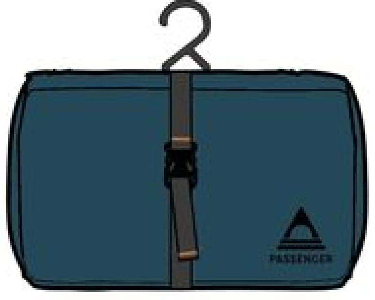 Backpacks & Bags|Wash Bags|Passenger Drop Recycled Wash Kit - Tidal Blue TidalBlue