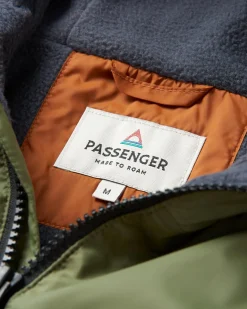 Jackets|Insulated|Passenger Dusk Recycled Insulated Pullover - Dusty Olive DustyOlive