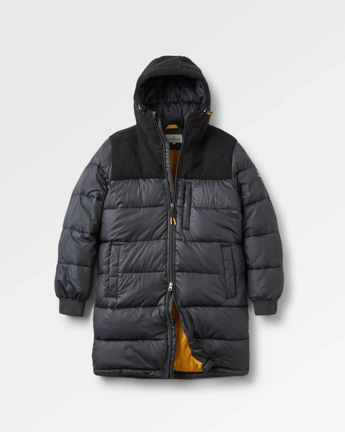Jackets|Parkas & Coats|Passenger Elowen Hooded Recycled Insulated Jacket - Black