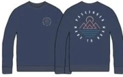 Sweatshirts|Hoodies & Sweatshirts|Passenger Escapism Long Sleeve Sweatshirt - Dark Denim DarkDenim