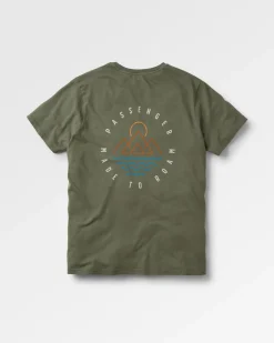 T-Shirts & Tank Tops|T-Shirts & Tank Tops|Passenger Escapism Recycled Cotton T-Shirt - Dusty Olive DustyOlive